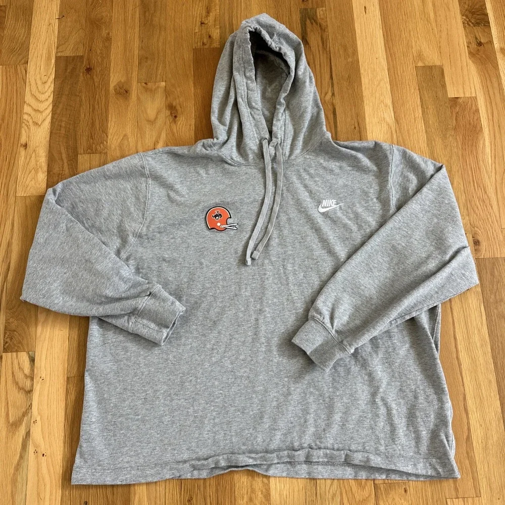 Nike Cleveland brown hoodie Retro‎ logo size XL womans